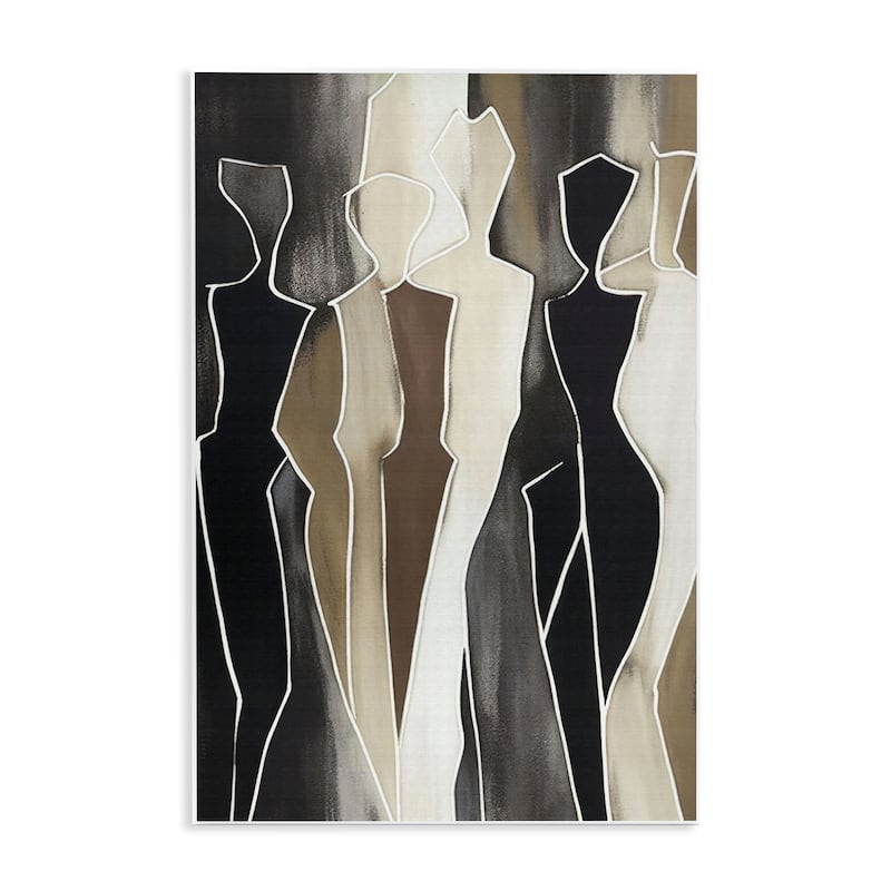 Stupell Earthy People Silhouettes Wall Plaque Art Design By LSR Creative Studio - 10 x 15