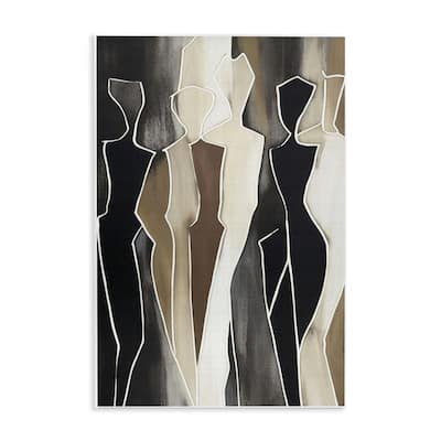 Stupell Earthy People Silhouettes Wall Plaque Art Design By LSR Creative Studio