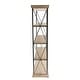 preview thumbnail 51 of 74, Brown Wood 3 Shelves Shelving Unit - 48 x 17 x 34