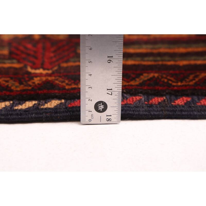 ECARPETGALLERY Hand-knotted Teimani Dark Brown Wool Rug - 3'10 x 5'11