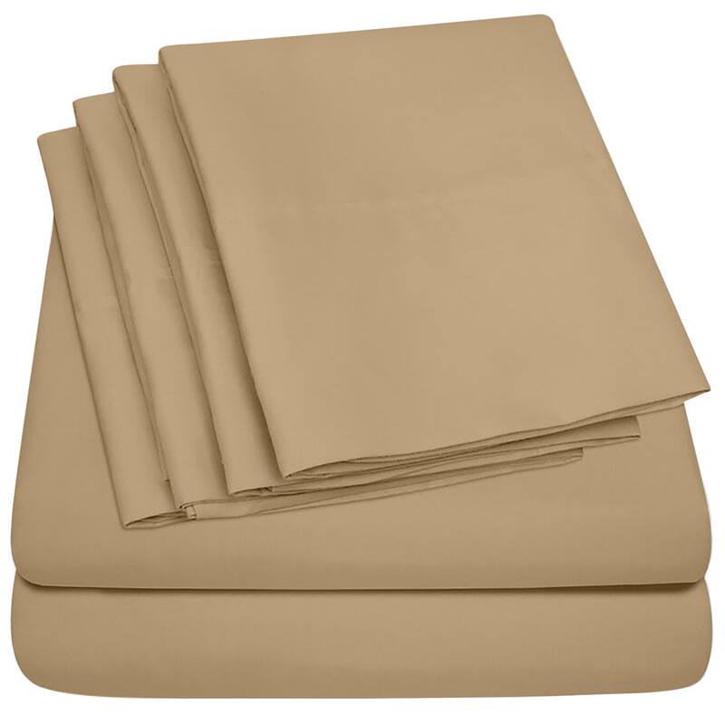Premium Home Collection Microfiber Soft Cooling Bed Sheet Set - 6 Piece Set