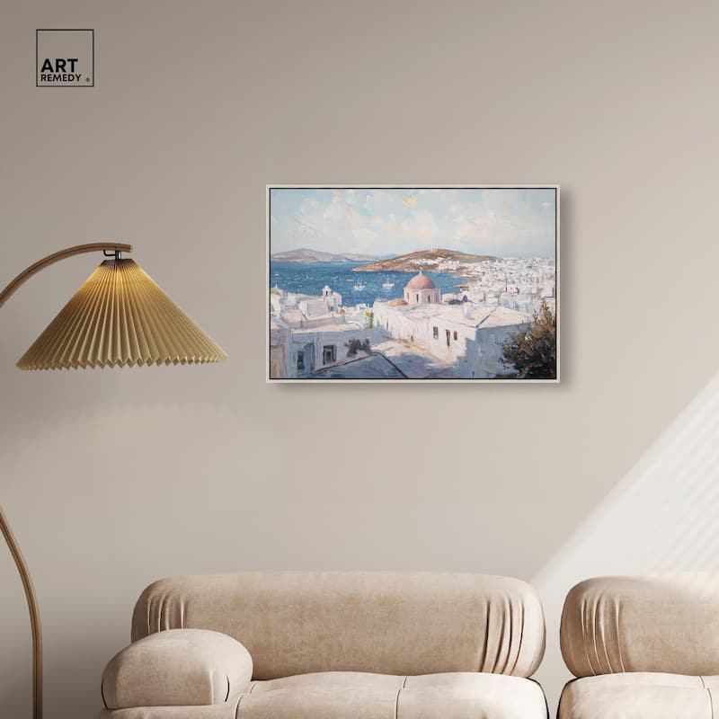 Early Morning Greece Canvas by Art Remedy