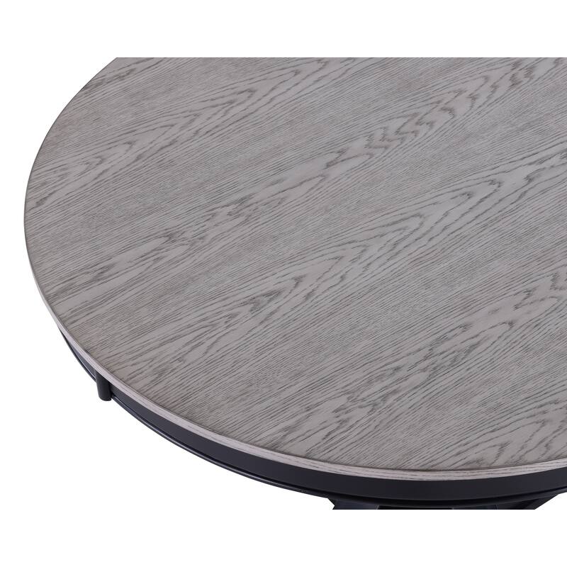 1pc Contemporary Light Round Dining Table