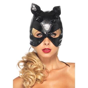 Shop Black Cat Burglar Mask Halloween Costume Accessory Standard