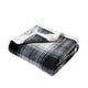 preview thumbnail 37 of 73, Eddie Bauer Ultra Plush Super Soft & Cozy- Reversible Throw Blankets Vail Plaid Grey