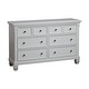 preview thumbnail 6 of 5, Glendale 6 Drawer Double Dresser