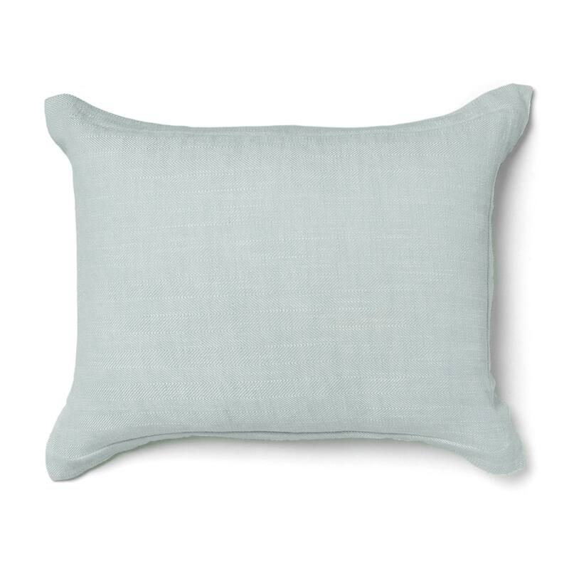Levi Teal Cotton Pillow Sham - Standard