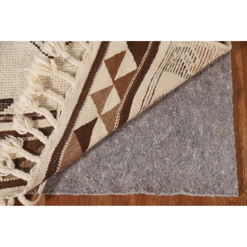 Beige Anatolian Runner Rug Hand-knotted Wool Carpet - 3'2"x 11'10"