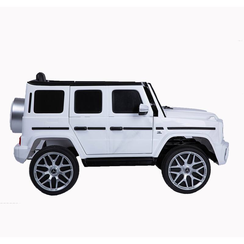Mercedes-Benz G63 Kids Electric Ride-On Car with Parental Remote, Music Player, and Quake-Proof Wheels 鈥