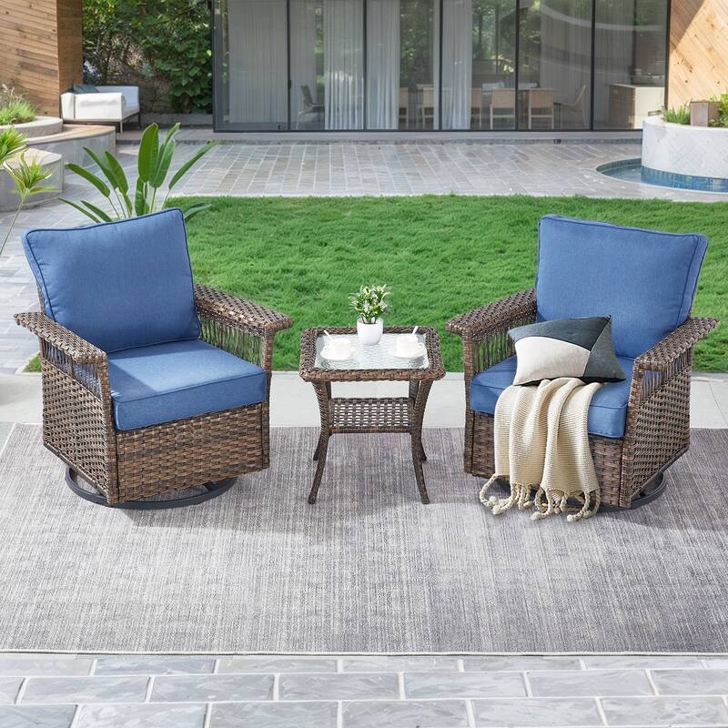 Gymojoy Patio Furniture Set with Professional Outdoor Cushions