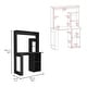preview thumbnail 10 of 11, Small Space Desk with Hutch and Ample Storage Shelves, 38.8" Wide