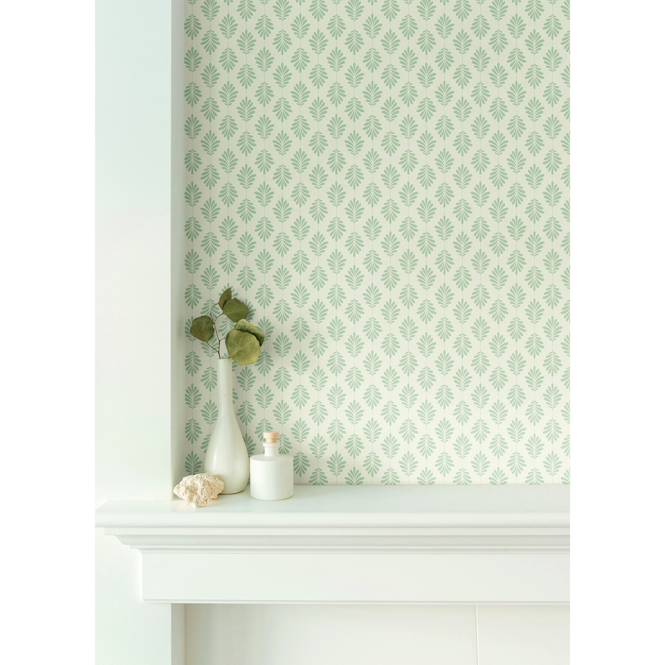 Ione Leaflet Green Wallpaper Overstock 31592778 Our wider wallpapering services include paper removal, installation, wall lining and treatments. ione leaflet green wallpaper