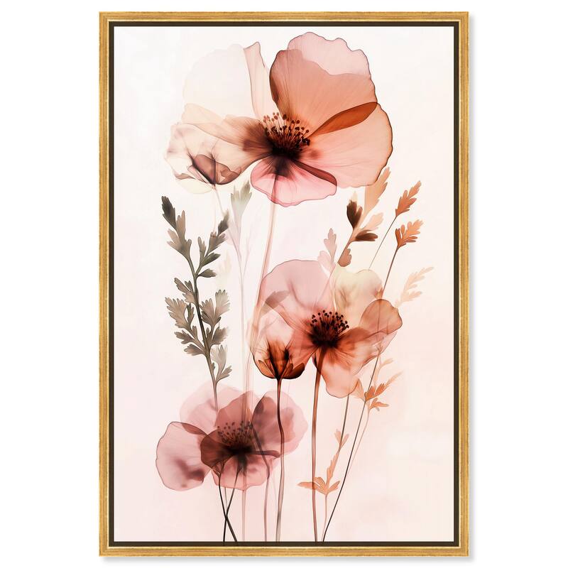 Petal Dye II Canvas by Art Remedy - Gold - 36" x 54"