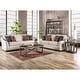 preview thumbnail 8 of 11, Benedict Transitional Fabric Upholstered Loveseat by Furniture of America
