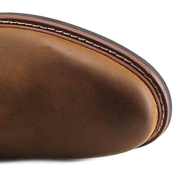 Shop Cole Haan Bryce Zip Boot Men Round Toe Leather Snow Boot