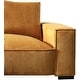preview thumbnail 27 of 59, Transitional Luxe Upholstered Living Room Sectional 106.7 inch