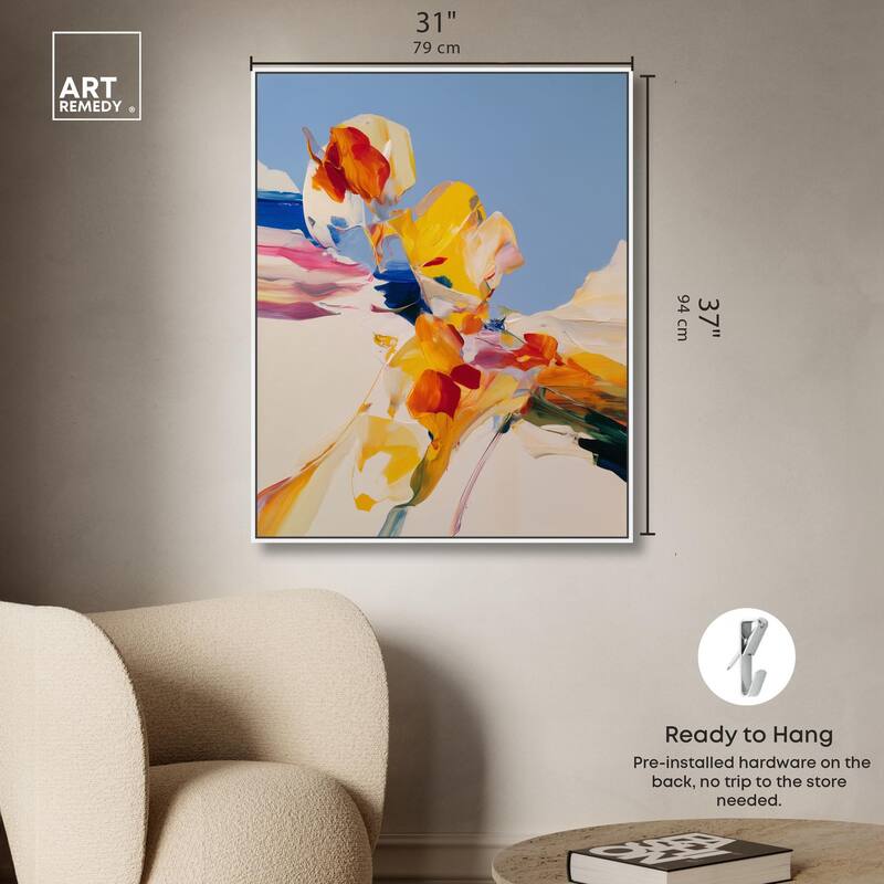 Flippant Bloom II Canvas by Art Remedy