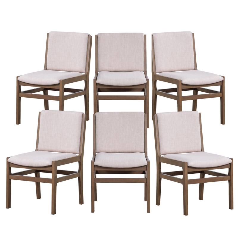 Christopher Knight Home - Modern Contemporary Upholstered Armless Dining Chairs Set with Seat and Back Cushion