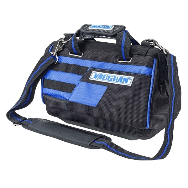 Vaughan 13 in. 9 Pocket Wide Mouth Tool Bag 8 Tool Loops 1200D - 240156