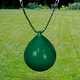 preview thumbnail 2 of 4, Gorilla Playsets Green Plastic Buoy Ball with Chain and Spring Clips