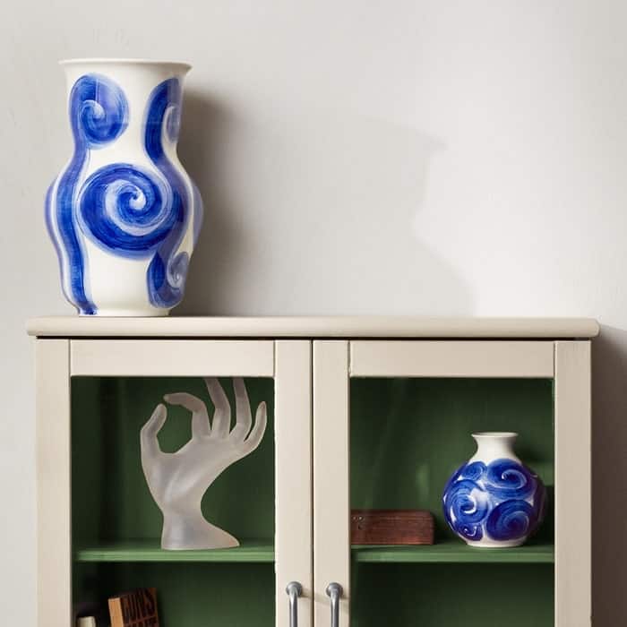 Kähler Tulle Vase, Blue