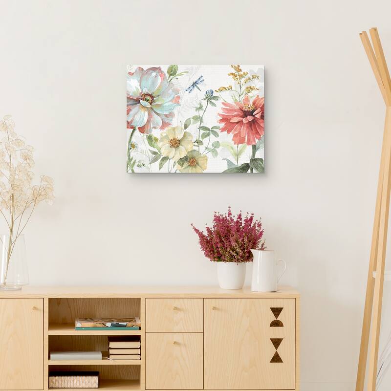 Spring Meadow II by Lisa Audit Canvas Art Print