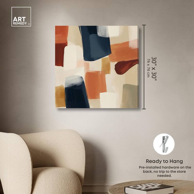 Sienna Shift Canvas by Art Remedy, Gallery Wrapped