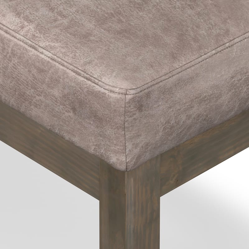 WYNDENHALL Madison 26 inch Wide Contemporary Rectangle Ottoman Bench