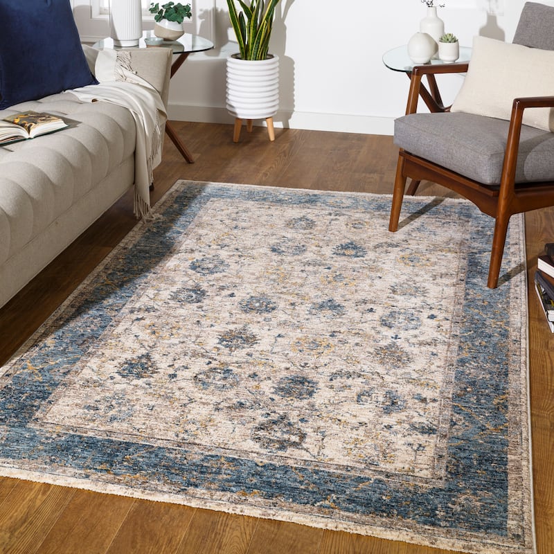 Livabliss Traditional Mirabel Medallion Area Rug - 7'10" x 10'2" - Cream