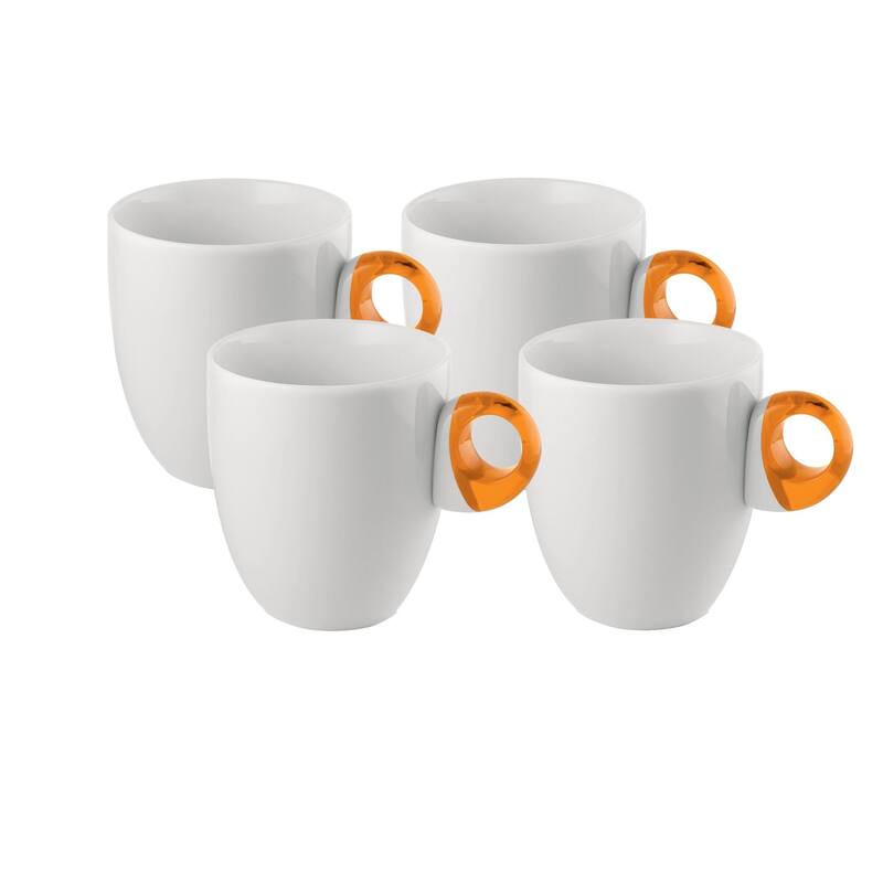 Guzzini Set of 4 Everyday Feeling Mugs - Orange