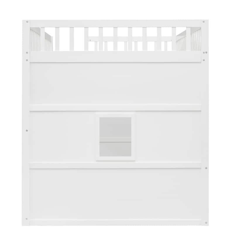 Castle Style Full Solid Pine Loft Bed