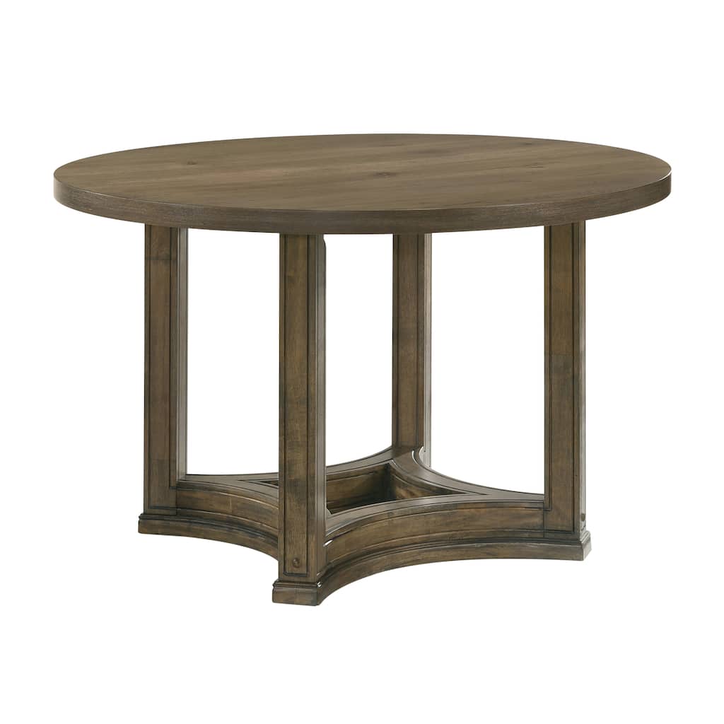 Filoli Weathered Oak Round Dining Table