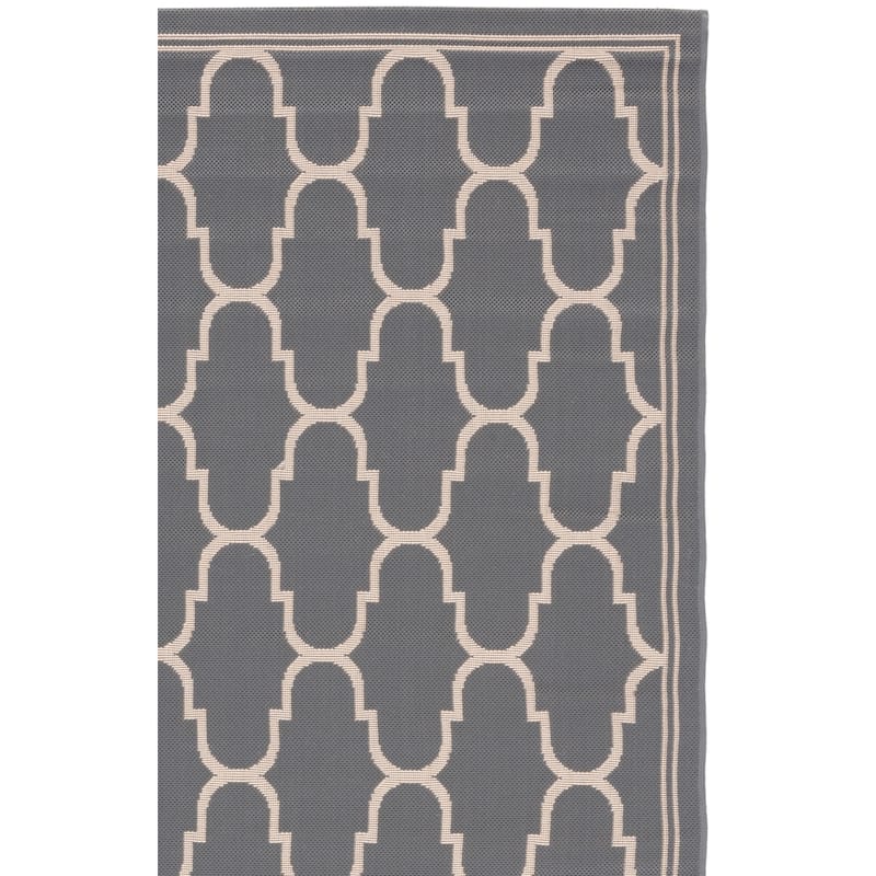 SAFAVIEH Courtyard Sufia Waterproof Trellis Backyard Patio Rug