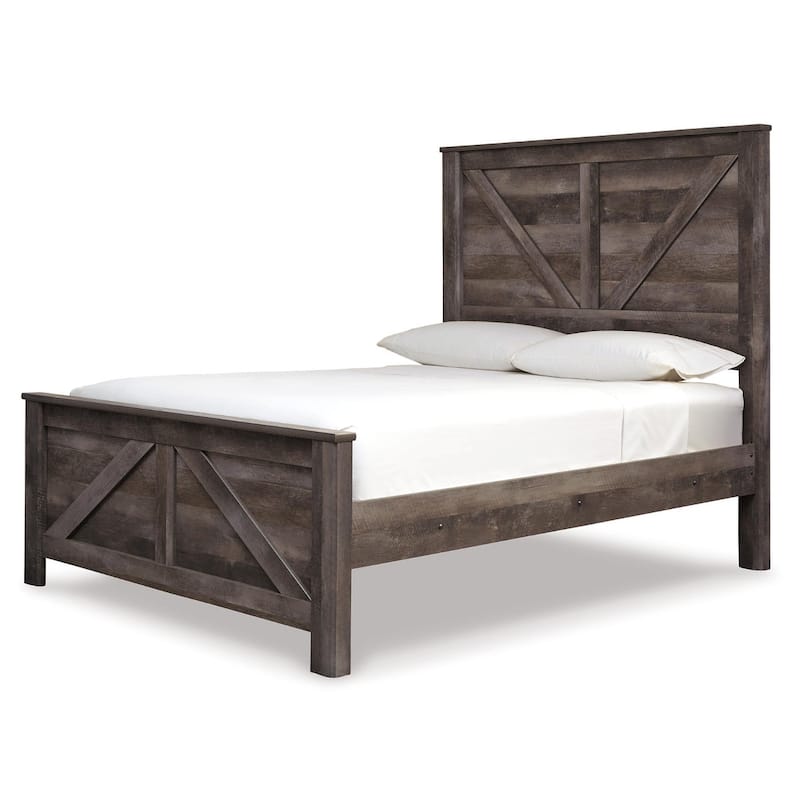 Wynnlow Cross-Buck Panel Bed.