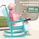 preview thumbnail 55 of 110, Modern High-Back Rocking Adirondack Chair All Weather