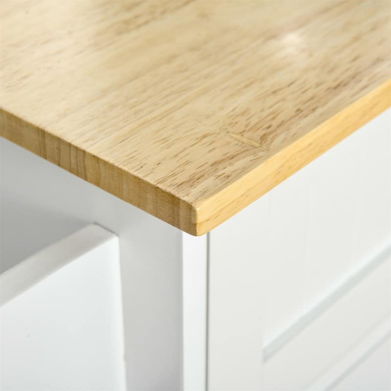 Mobile Kitchen Island with Storage
