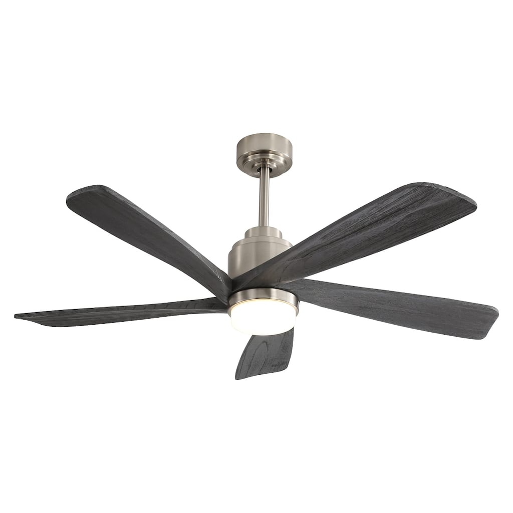 52 Inch Modern Ceiling Fan with Dimmable LED Light Remote Control