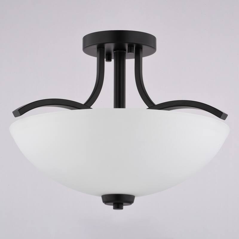 Vaxcel Lighting C0341 River Grove 3 Light 15" Wide LED Semi-Flush Bowl