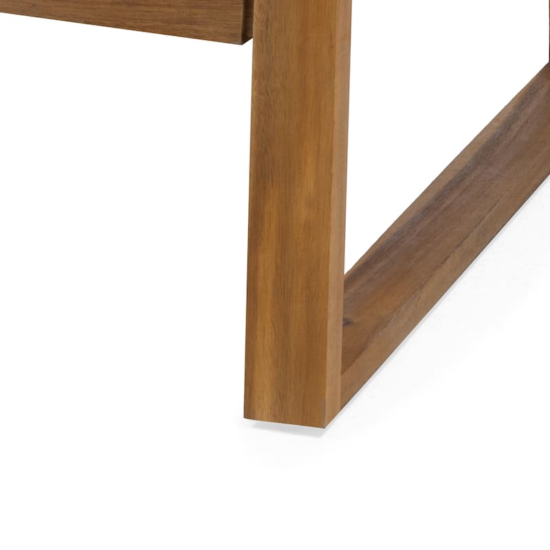 Samwell Acacia Wood Outdoor Loveseat and Coffee Table Set by Christopher Knight Home