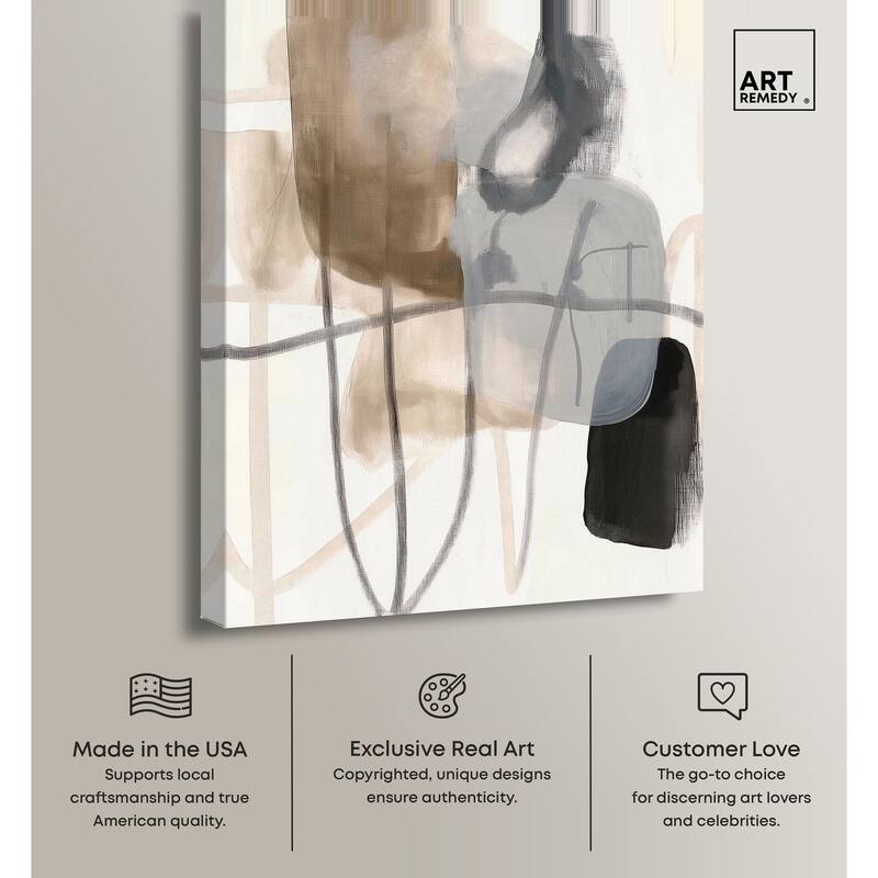Contemporary Canvas III Canvas by Art Remedy, Gallery Wrapped