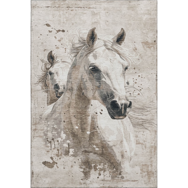 Premium Washable Super Soft Prince Horse Mayfield Rug