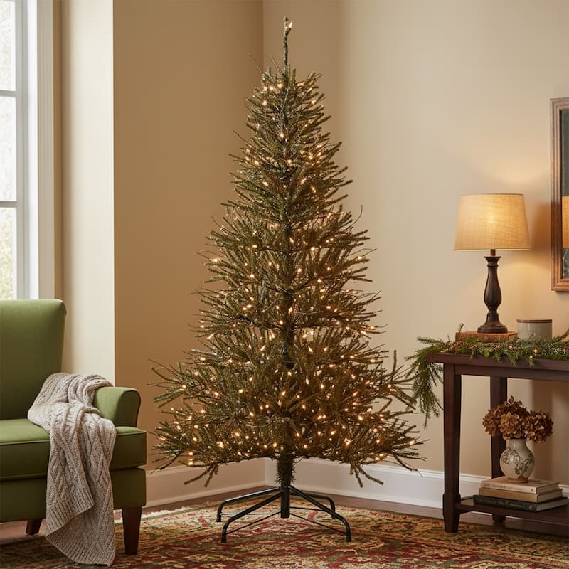 6' Pre-Lit Warsaw Twig Artificial Christmas Tree - Clear Lights - 6 Foot