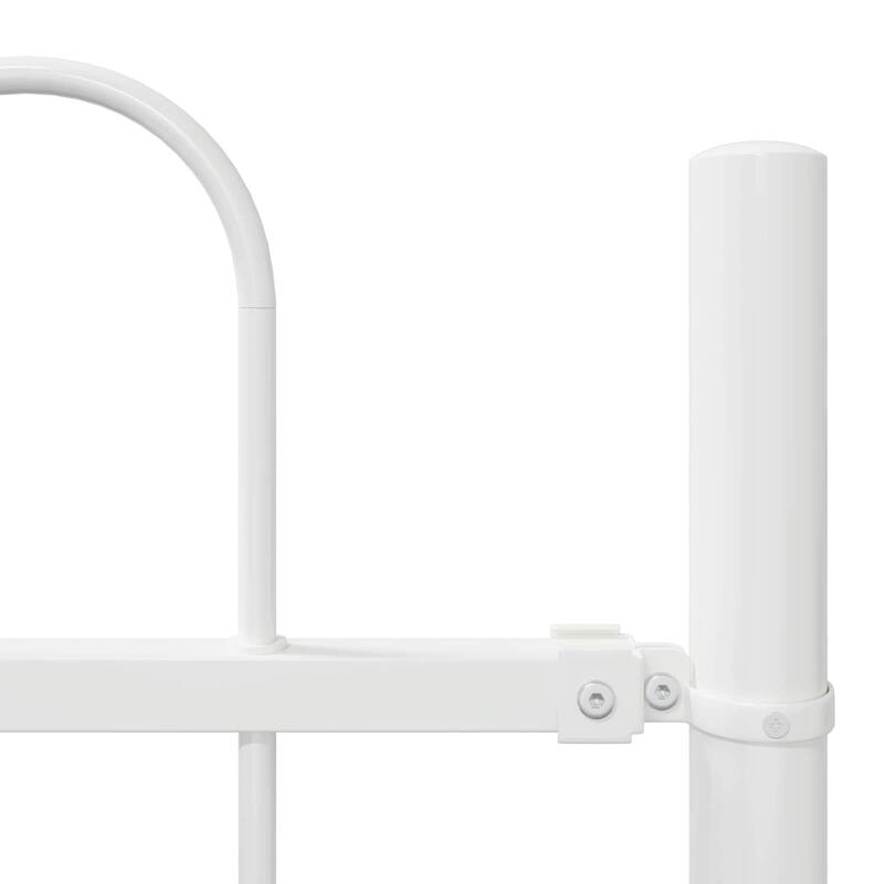 vidaXL Garden Fence Powder-coated steel Gray