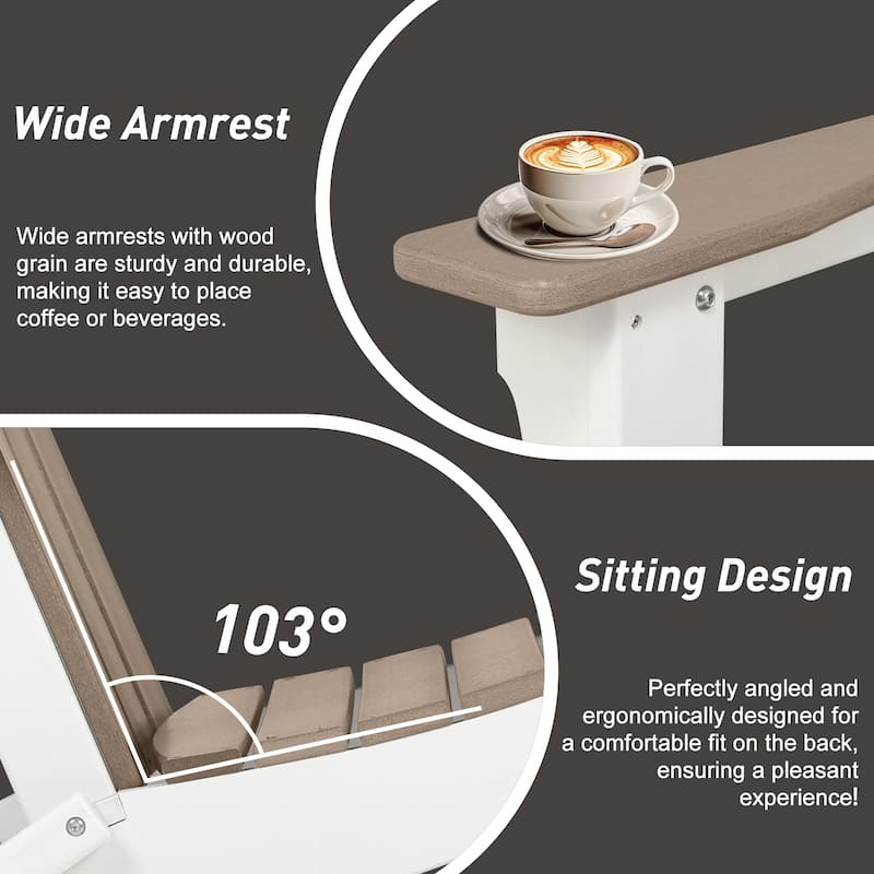 Aoodor Folding Patio Chairs - Stylish and Portable Seating
