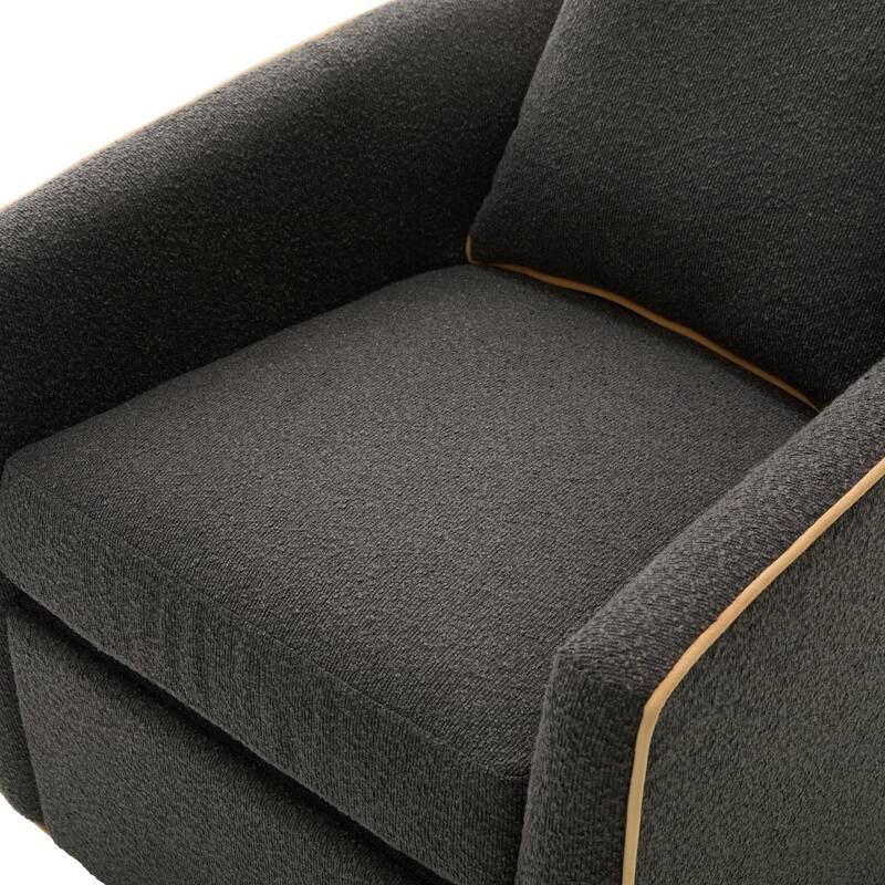 Christopher Knight Home - Averly Modern Upholstered Swivel Accent Chair with Curved Arms