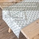 preview thumbnail 88 of 91, Over&back Hand-Blocked Printed Cotton Table Runner - Machine Washable