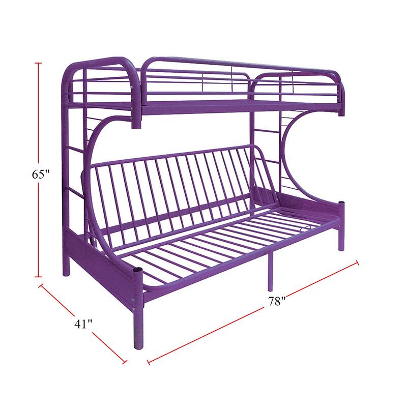 Metal Twin/Full Futon Bunk Bed