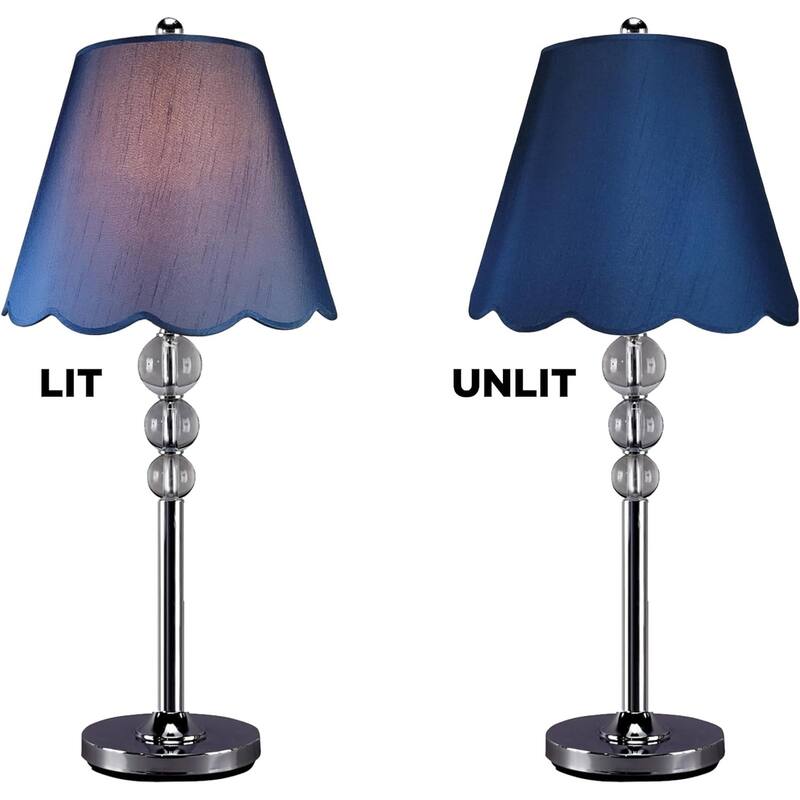 Royal Designs Scallop Empire Lamp Shade Set of 2 - 7 x 13 x 10