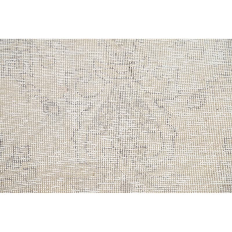 Muted Geometric Tabriz Persian Home Decor Area Rug Wool Hand-knotted - 6'3" x 9'3"
