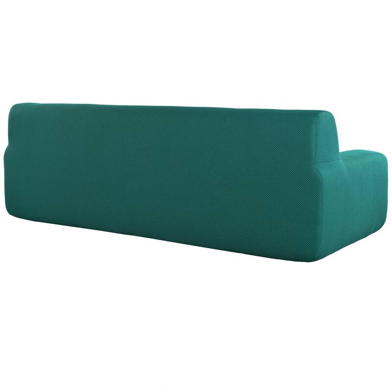 86.2'' Tufted Upholstered Sofa 3-Seat Modular Lounge Sofa for Livingroom Polyester Mesh Sofa Chaise